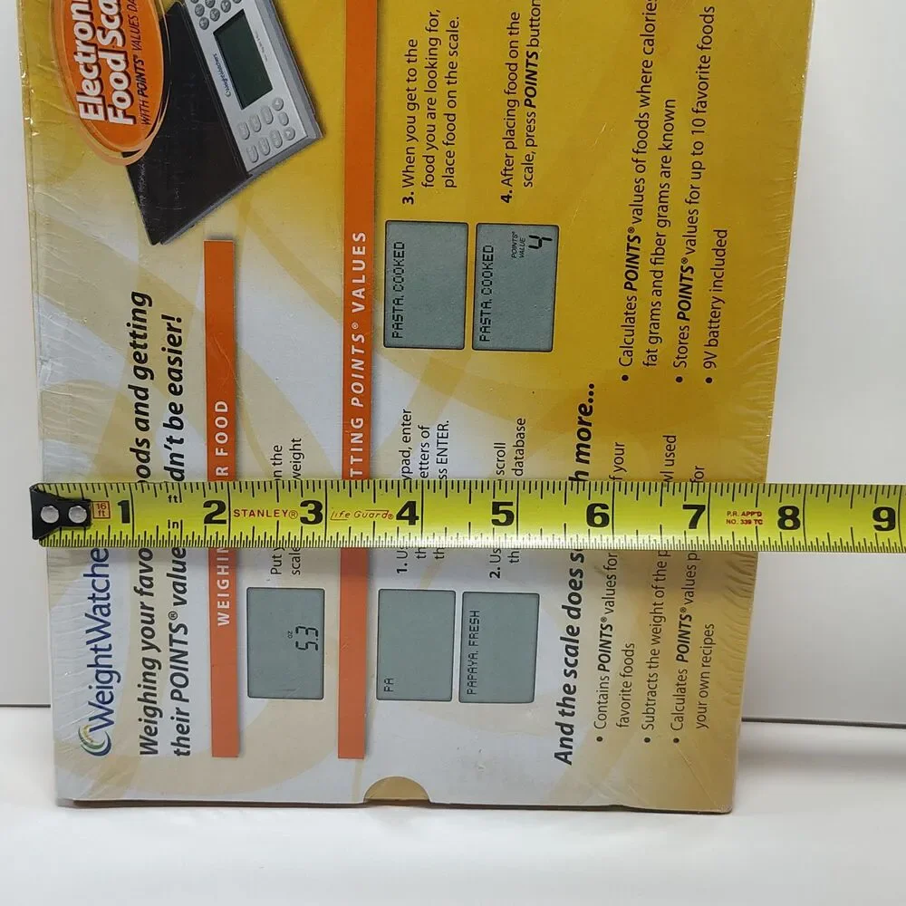 Weight Watchers Electronic Food Scale with Points Database Kitchen Scale NIB